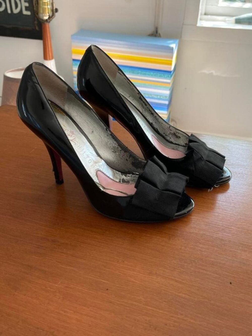 Paris Hilton Women's Black Courts